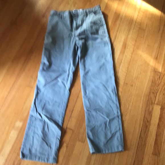 Old Navy boys dress pants. Straight built in flex. Size 16. Gray - Picture 2 of 3